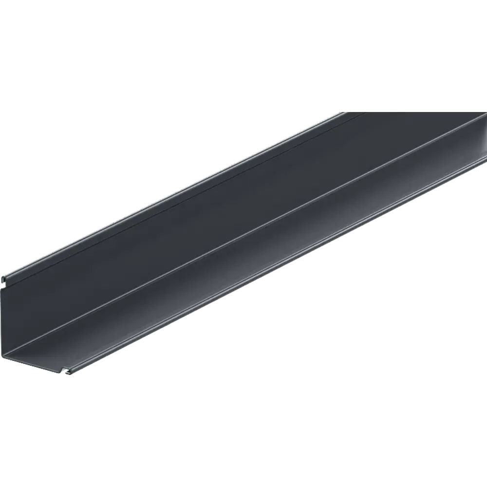 Планка угла внутреннего 50x50x2000 мм 0.4 мм RAL 7024 темно-серый ВЕГА STLM-2038104