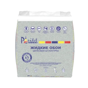 Жидкие обои гладкие Paritet B62 0.9 кг цвет черный