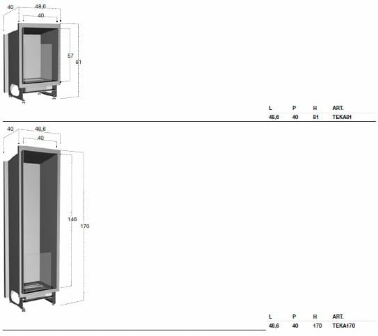 Биоэтанольный камин Antoniolupi TEKA ARCH-00118942 - Вид №5