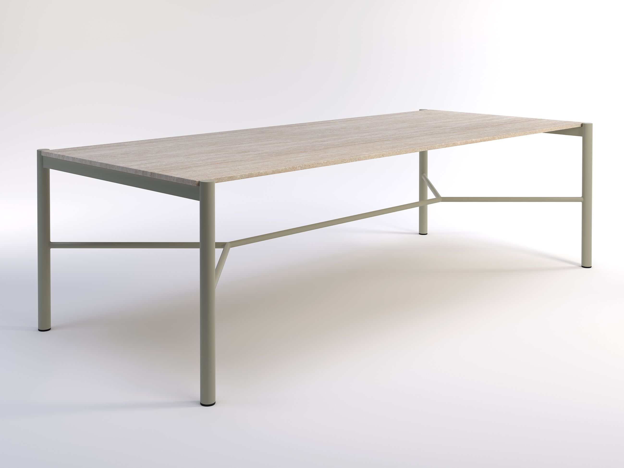 Прямоугольный каменный обеденный стол Phase Design Fryman ARCH-00104383