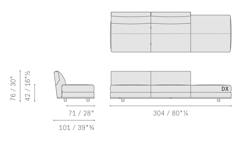 Ткань диван Poltrona Frau коллекция-диваны и кресла ARCH-00054952 - Вид №19