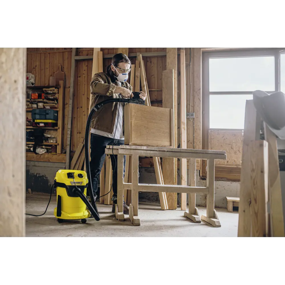 Пылесос строительный Karcher WD 3 P V-17/4/20, 1000 Вт, 17 л 87106904 STLM-2188910  - Вид №14