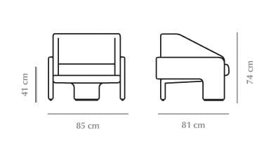 Кресло с подлокотниками DOOQ L'Unité ARCH-00057179 - Вид №8