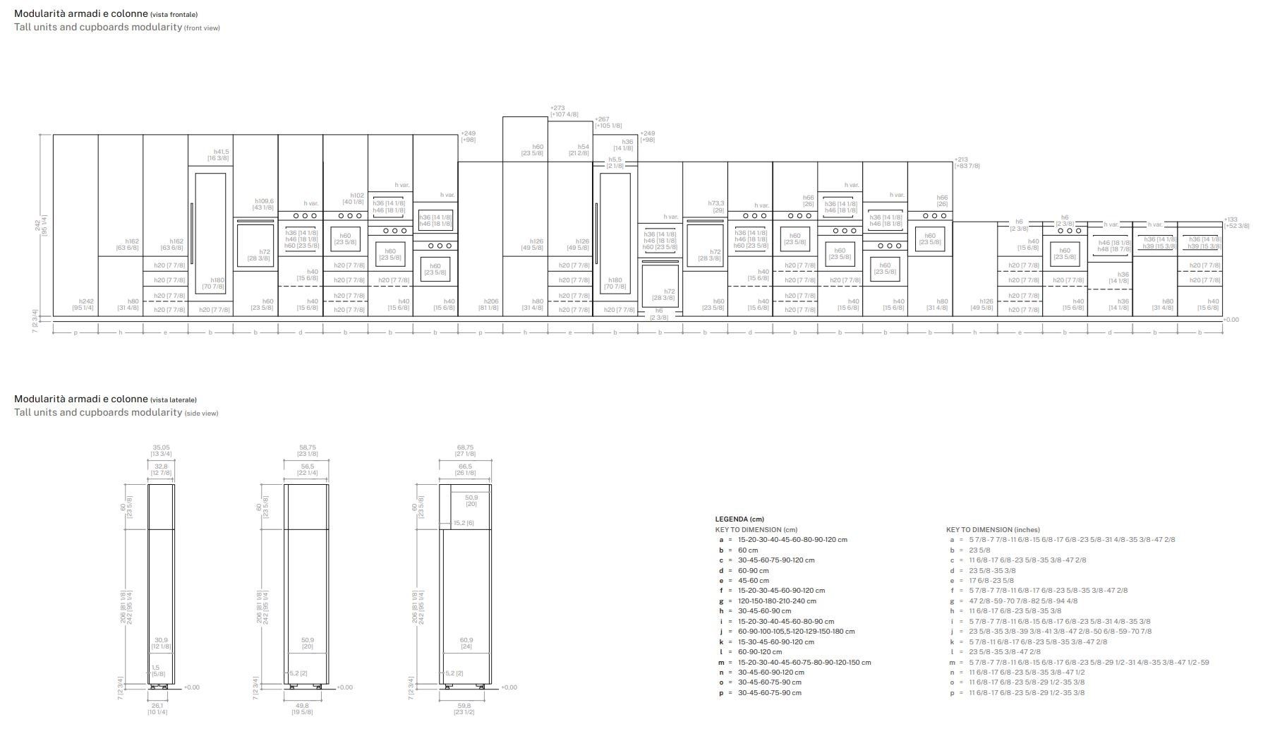 Встроенная кухня с полуостровом ERNESTOMEDA Obliqua ARCH-00114469 - Вид №1
