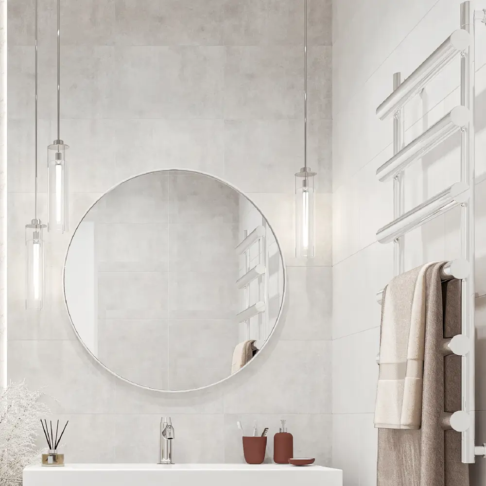 Плитка настенная Culto Lumino 27x40 см 1.08 м² матовая цвет светло-серый 89322564 STLM-2169668
