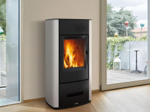 Стальная дровяная печь класса A+