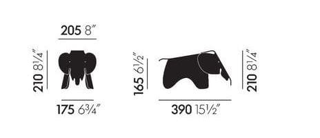 Переработанная пластиковая игра VITRA Eames Elephant ARCH-00014318 - Вид №13