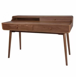 Письменный стол с надстройкой и ящиками деревянный Printure RITER  134500 Орех;коричневый
