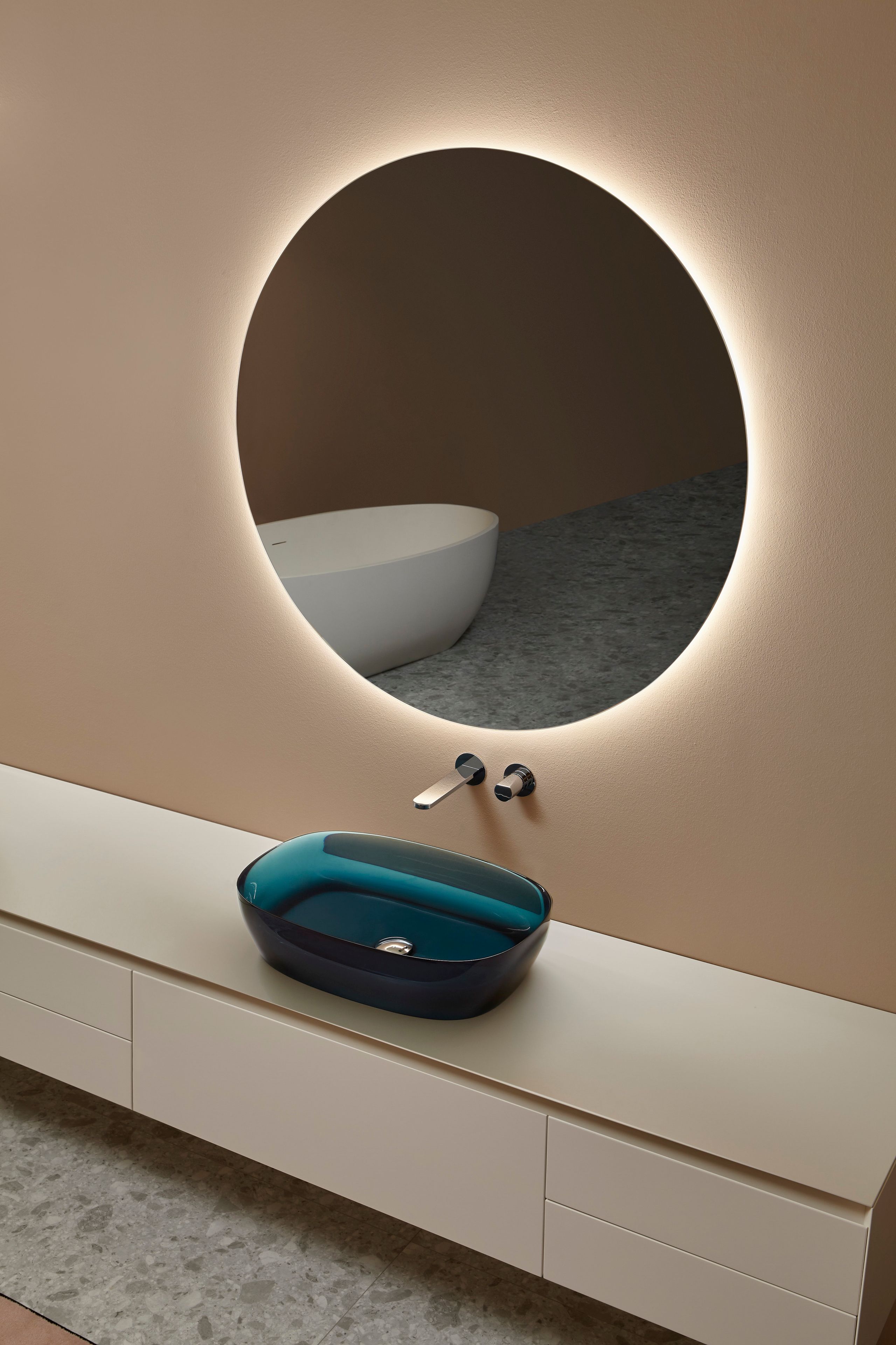 Овальная столешница из Cristalmood® Antoniolupi SENSO ARCH-00098302 - Вид №5