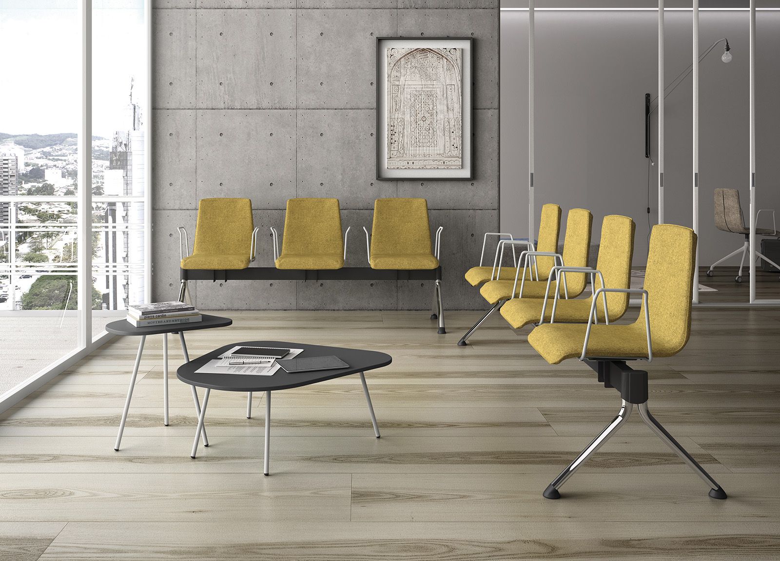 Сидение на стальном стержне с подлокотниками Leyform Zerosedici ARCH-00027545 - Вид №2