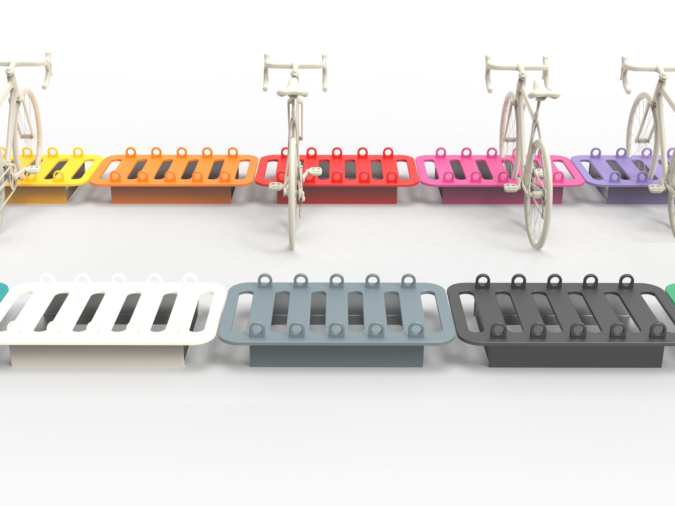 Стойка для велосипедов из полиэтилена Donye R-ASTRA ARCH-00146225 - Вид №8