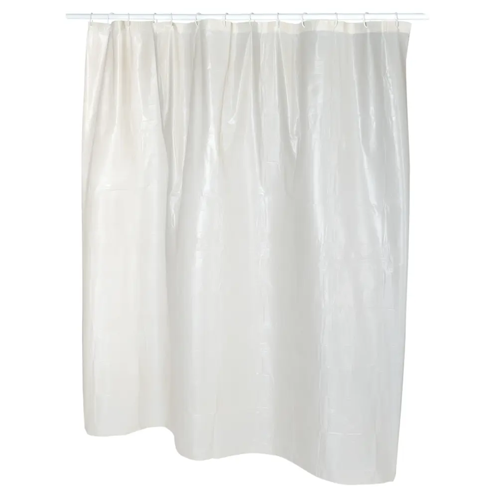 Штора для душа с кольцами 180x180 см Peva цвет серо-бежевый Santreyd нет STLM-2131726 - Вид №1