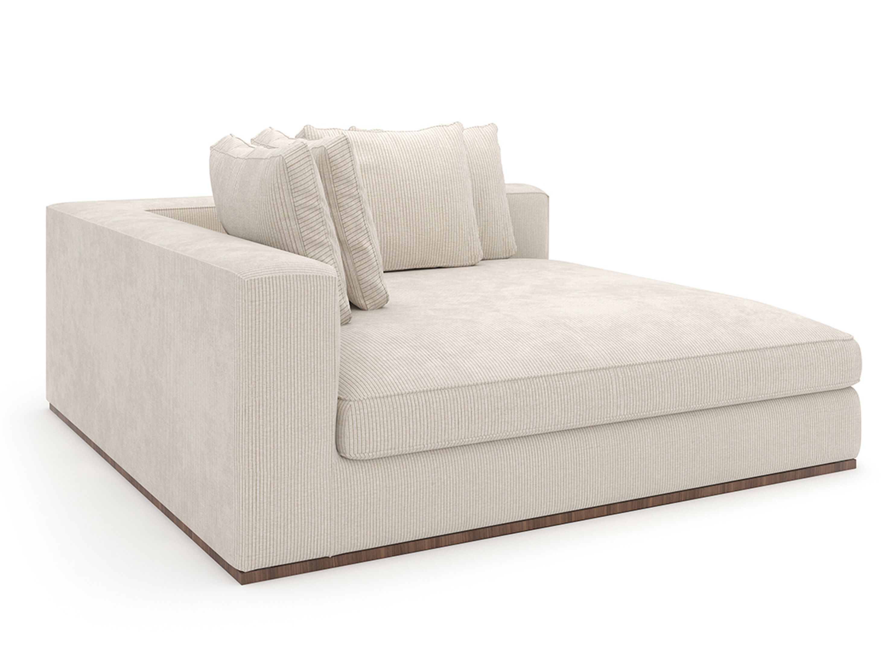 Бархатная мягкая спальная кровать Caracole BELLO ARCH-00053955