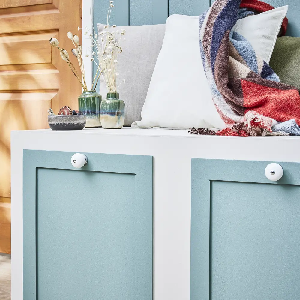 Ручка-кнопка мебельная Inspire Gabi 40x40 мм цвет белый фарфор STLM-2064181 - Вид №8