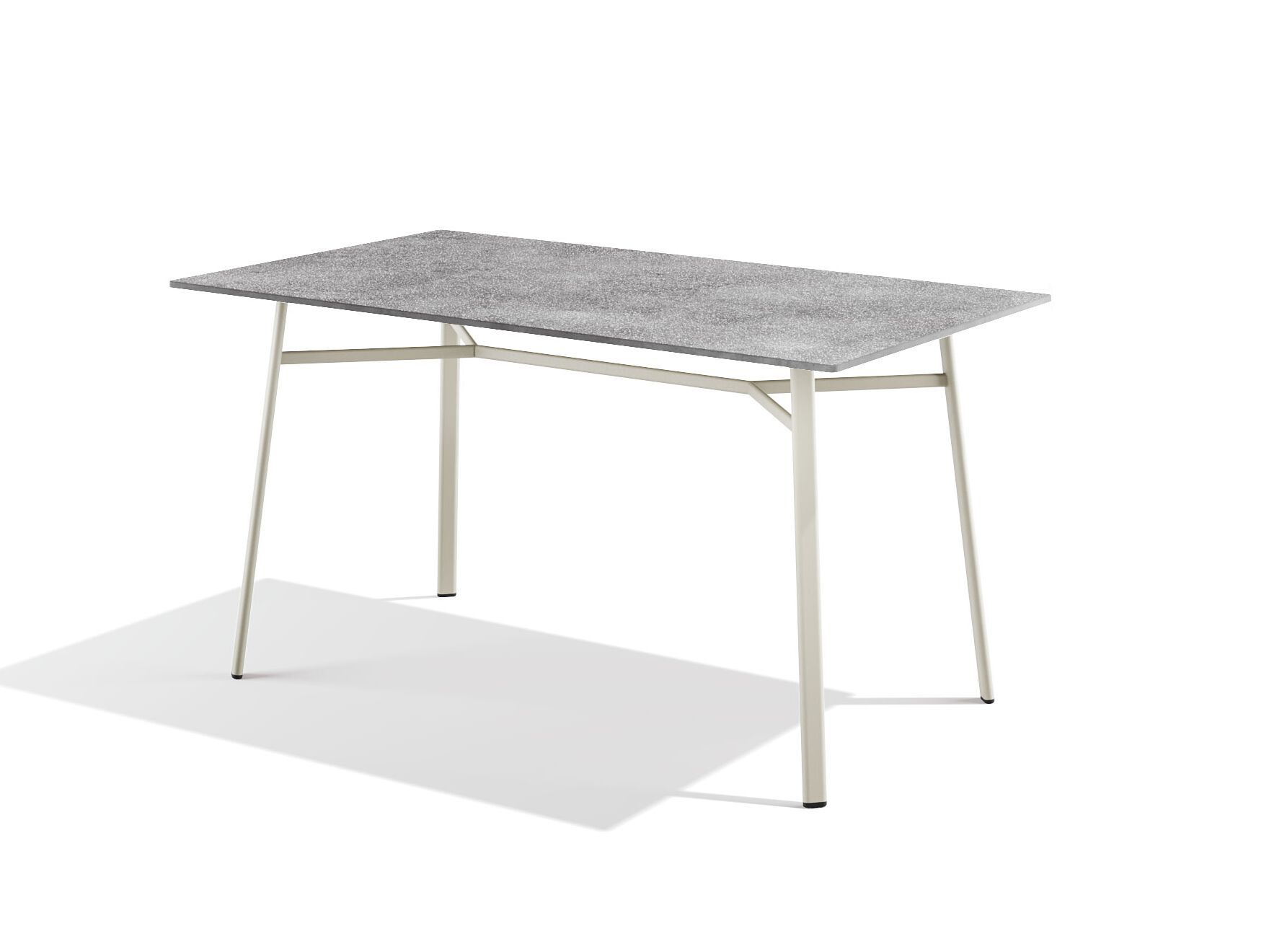 Прямоугольный стальной стол с порошковым покрытием BABEL D Kano ARCH-00122666