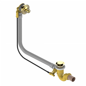 A52-300/70 Автоматический донный клапан для ванны длина сифона 70 см Thg-paris Broadway Покрытие PVD золотистый цвет