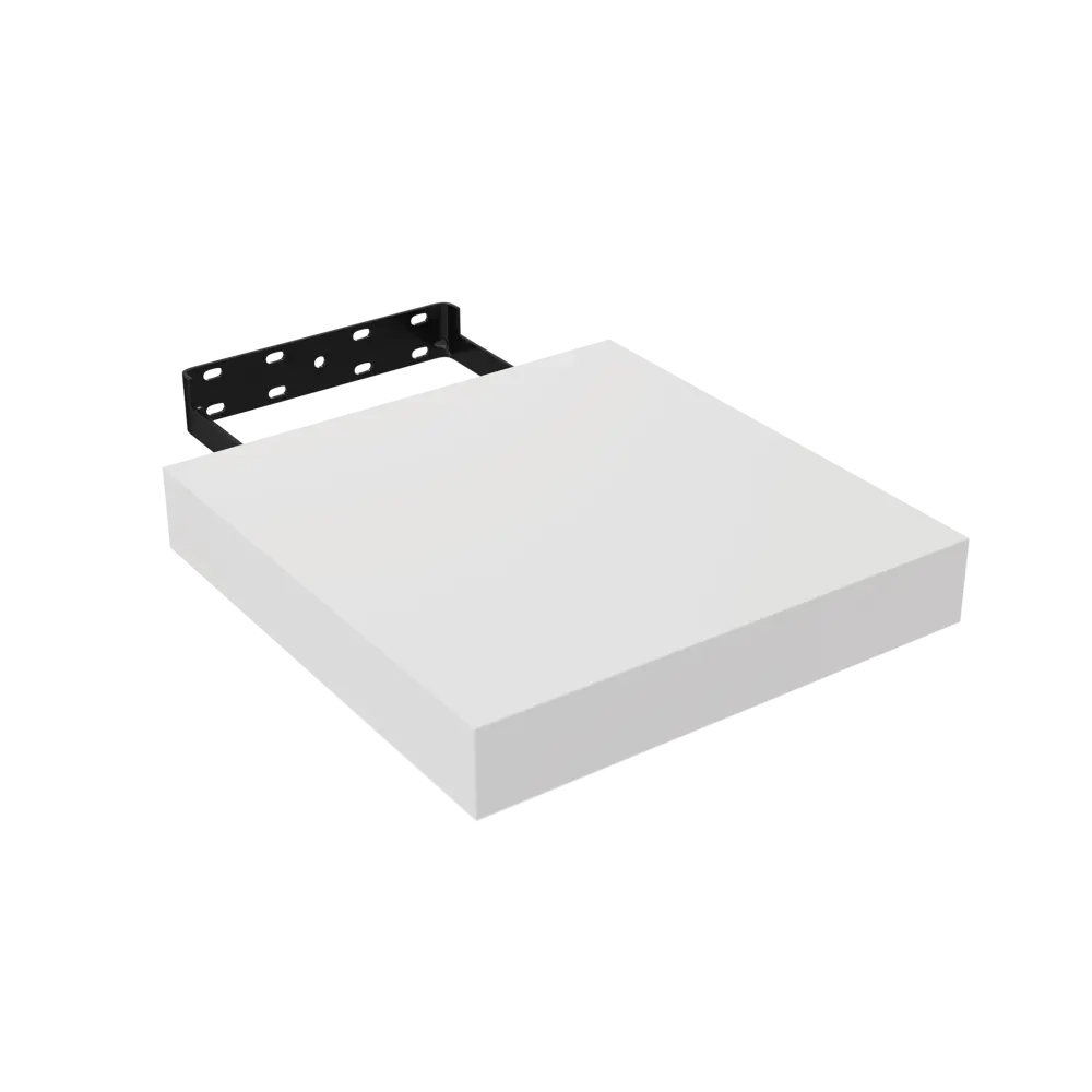 Полка настенная Spaceo White 23x23.5 см МДФ цвет белый STLM-2010120 - Вид №3