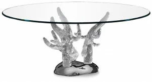 Reflex Круглый обеденный стол из стекла Corallo
