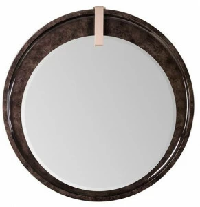 Turri Круглое деревянное зеркало в раме Eclipse