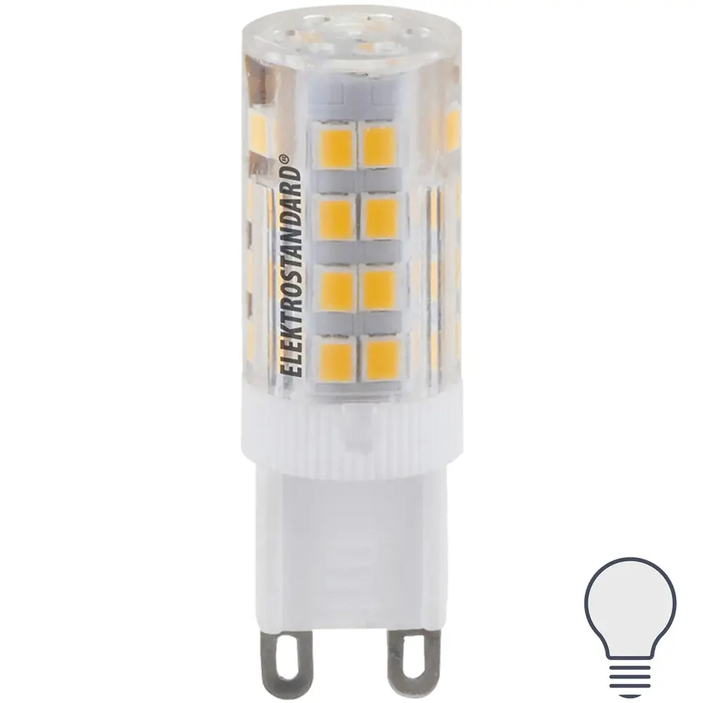 Лампа светодиодная Elektrostandard G9 5 Вт 4200 К, свет белый холодный STLM-2196271