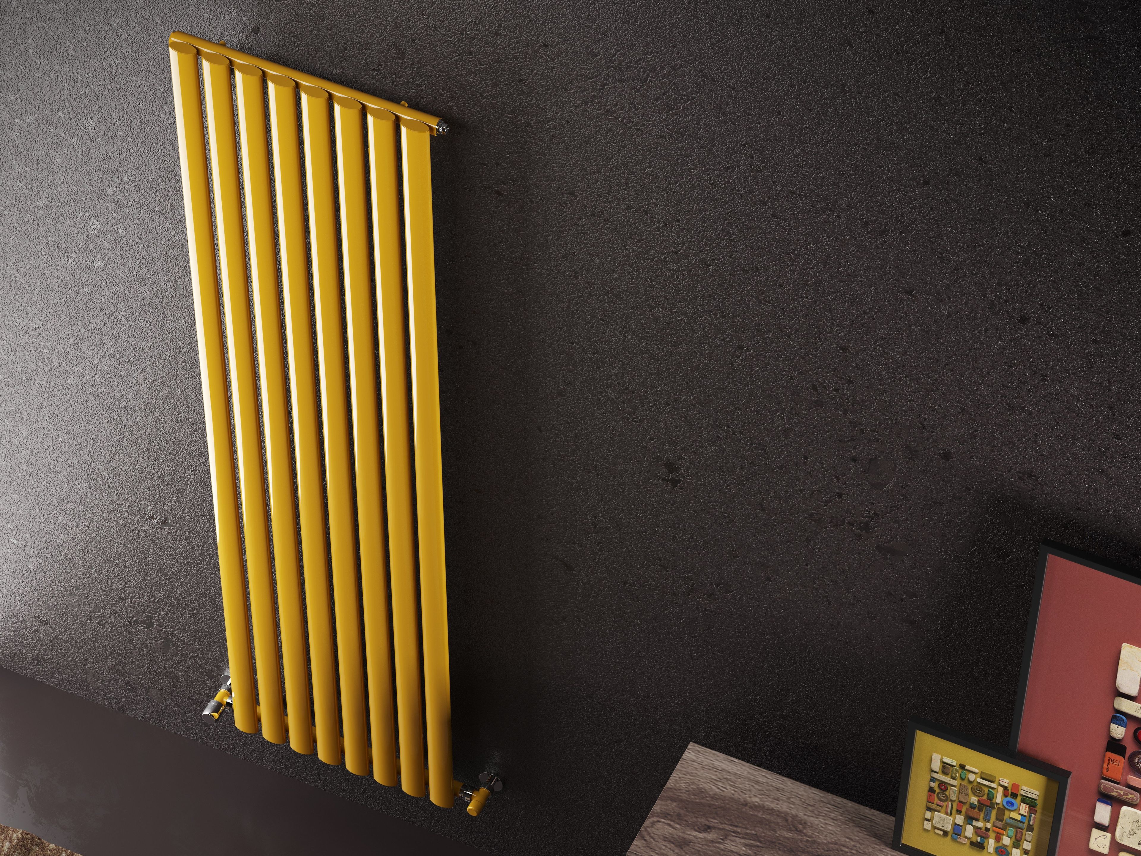 Вертикальный полотенцесушитель с горячей водой из углеродистой стали Cordivari Tamara ARCH-00066712 - Вид №1