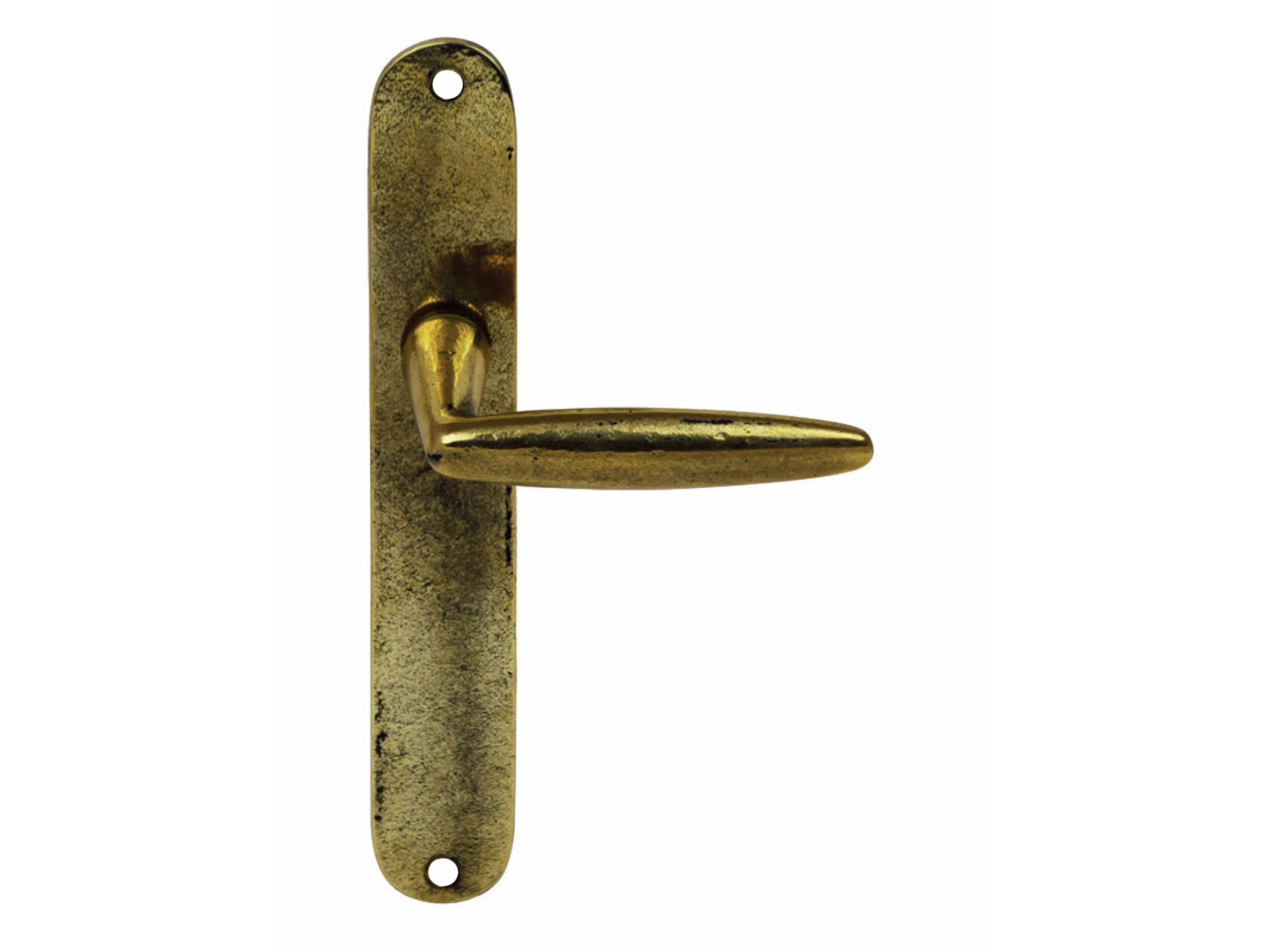 Латунная ручка на пластине GIARA ART DESIGN-BRONZE крыло ARCH-00135839