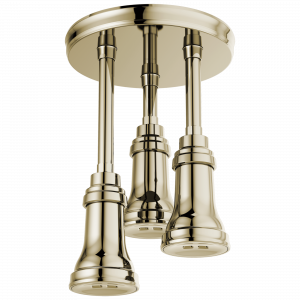 57190-PN H2Okinetic® Подвесная душевая лейка Raincan Delta Faucet Universal Showering Полированный никель