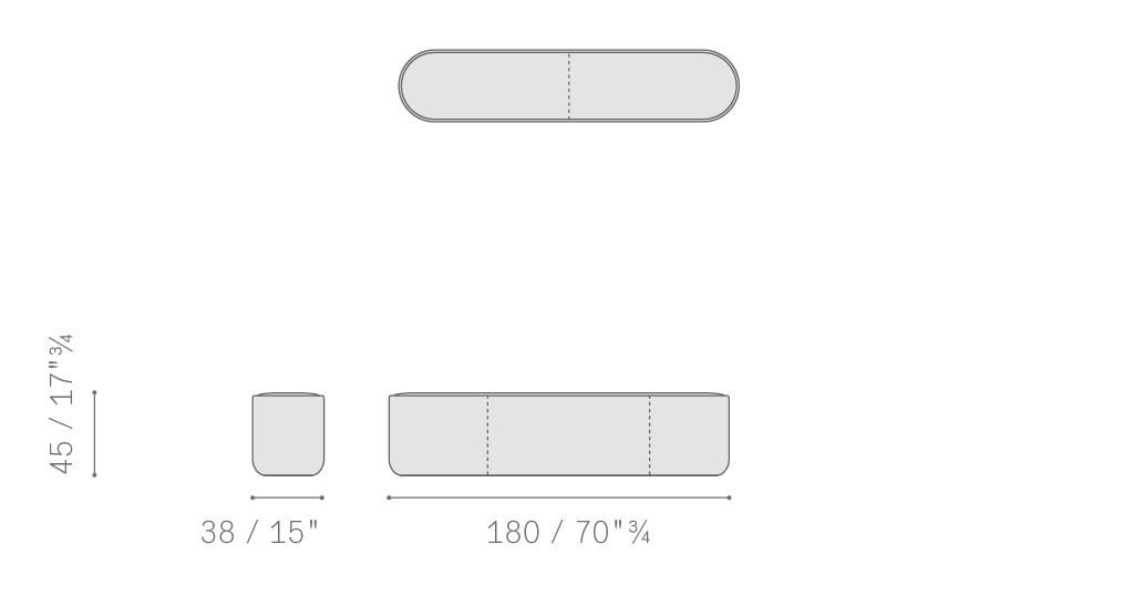 Ткань пуф Poltrona Frau коллекция-мебель и аксессуары ARCH-00135166 - Вид №10