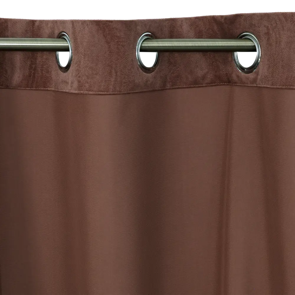 Штора на люверсах Lilou, 260х140 см, цвет красный Atmosphera STLM-2042323 - Вид №4