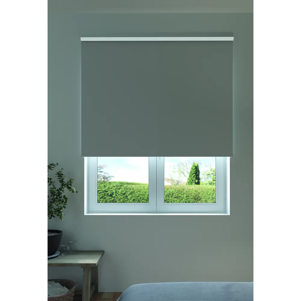 Штора рулонная блэкаут Inspire Santos 140x175 см серая Granit 3 STLM-2020542 - Вид №10