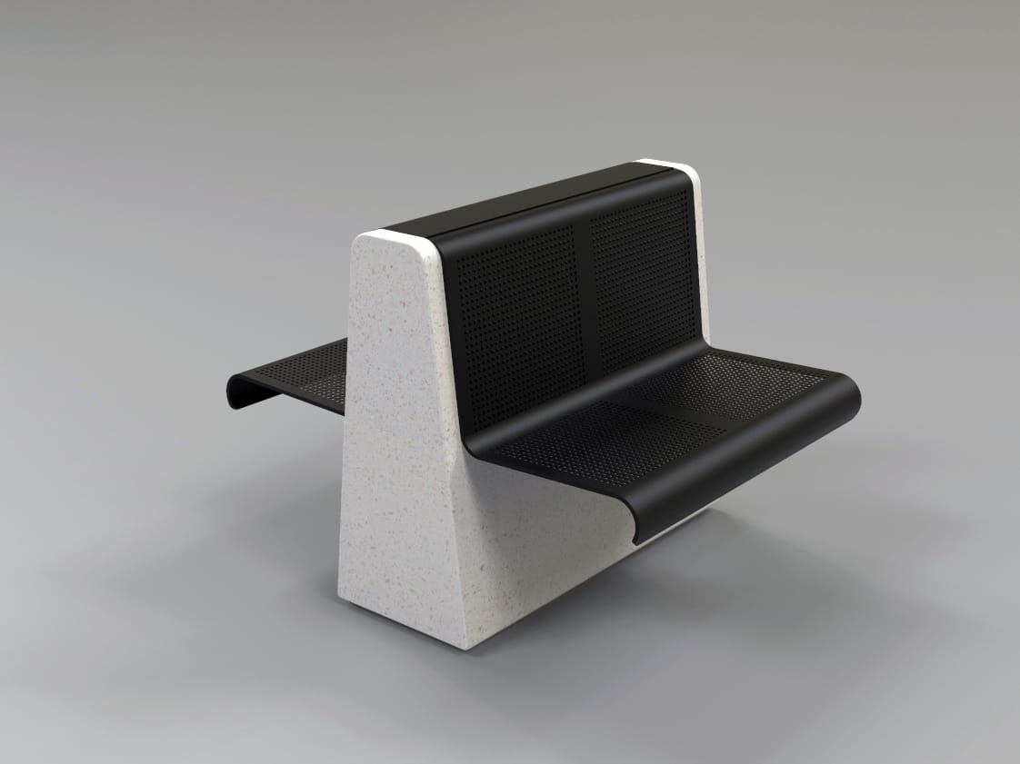 Реконструированная каменная скамья Viscio Urban Design Cling ARCH-00099827