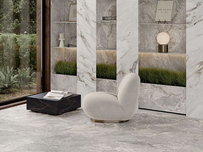 Пол / керамогранит с мраморным эффектом Kaleseramik плиты ARCH-00104630