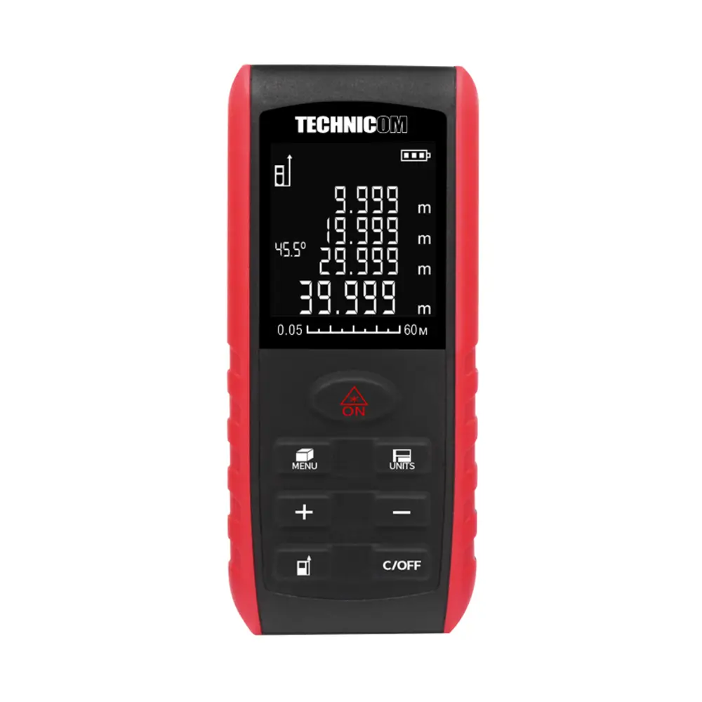 Дальномер лазерный Technicom TC-DAM60R, до 60 м