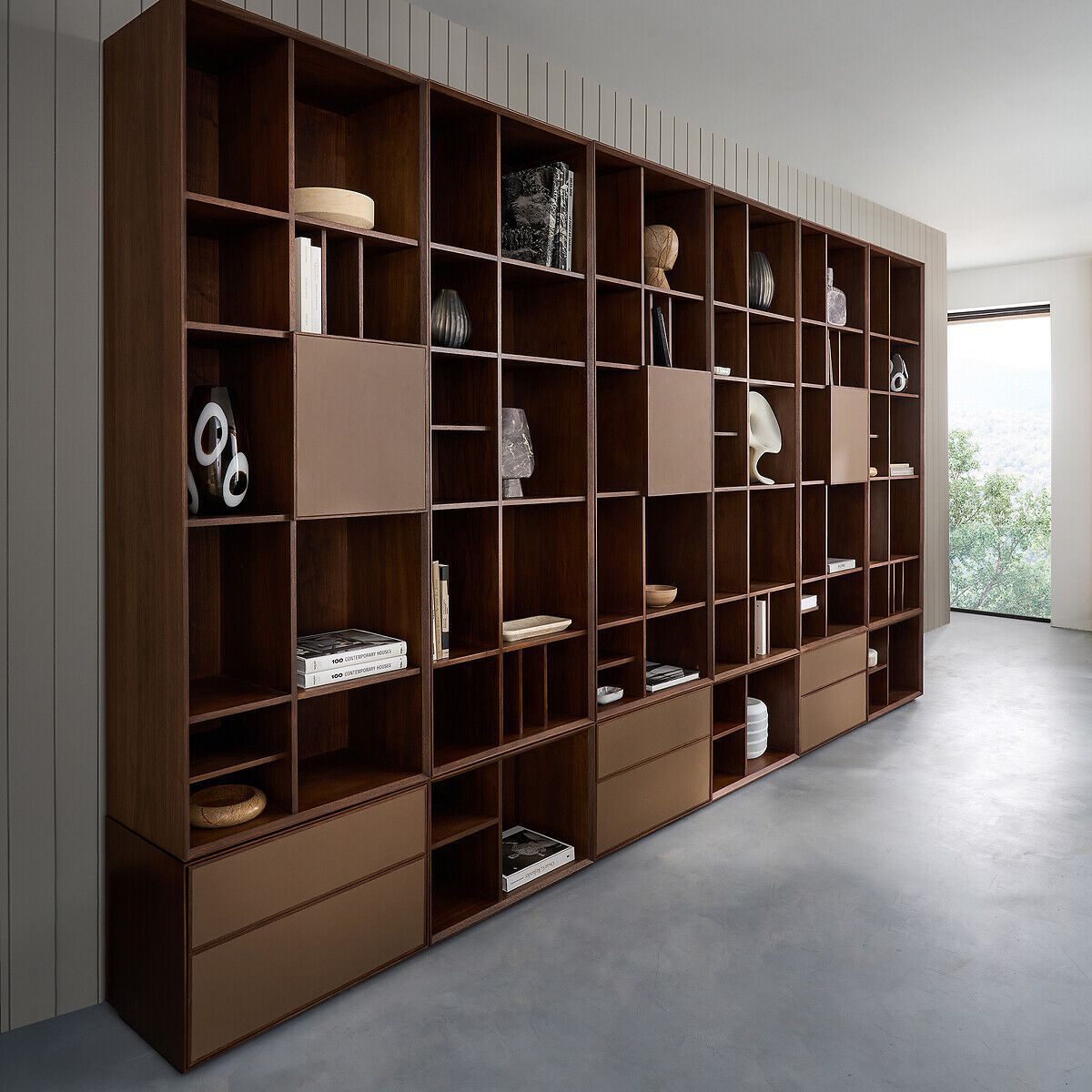 Секционный шкаф из шпона AMPM Mikube ARCH-00068834 - Вид №7