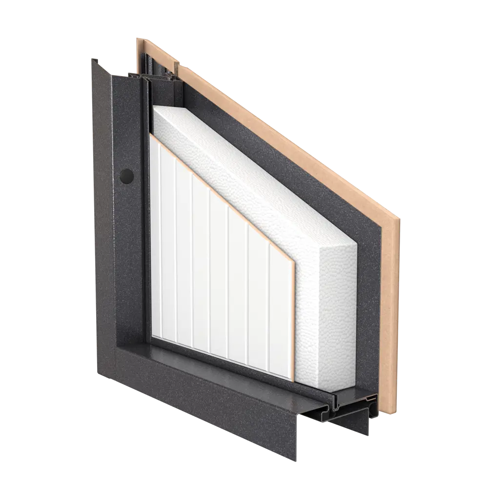 Дверь входная металлическая Клауд Форест 95x205 см правая бьянко TOREX STLM-2091042 - Вид №18