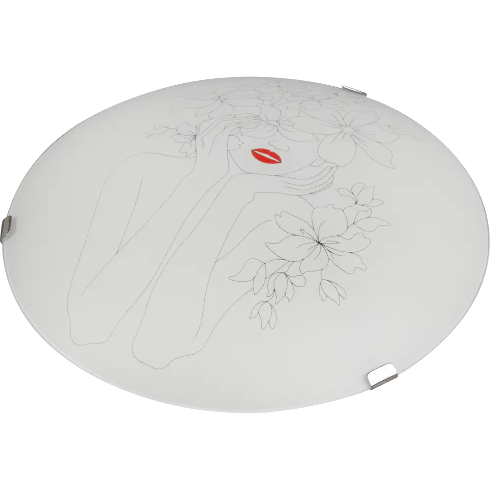 Светильник настенно-потолочный Завод Элетех Девушка 2 лампы цвет белый STLM-2066061