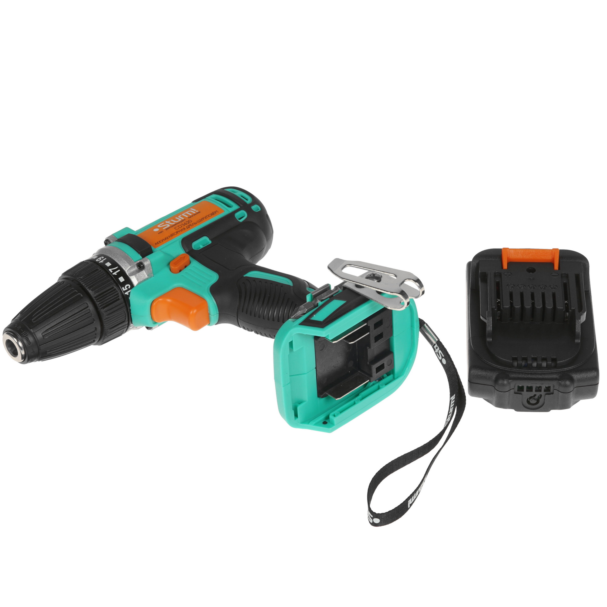Дрель-шуруповерт Sturm! CD3620 1BatterySystem 18V 5319675 STDN-0130448 - Вид №4