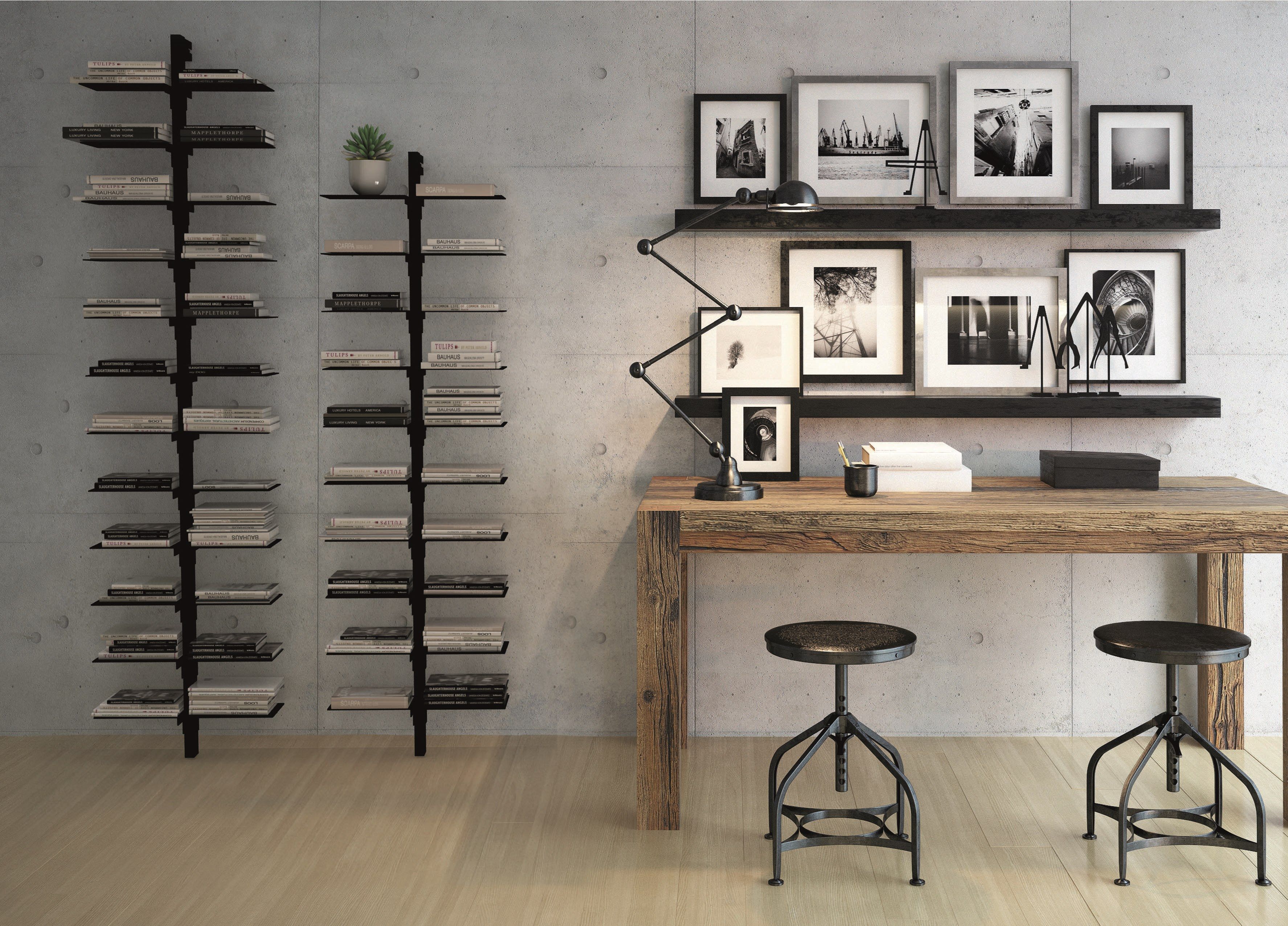 Настенный книжный шкаф STUDIO T InUno ARCH-00035456 - Вид №2