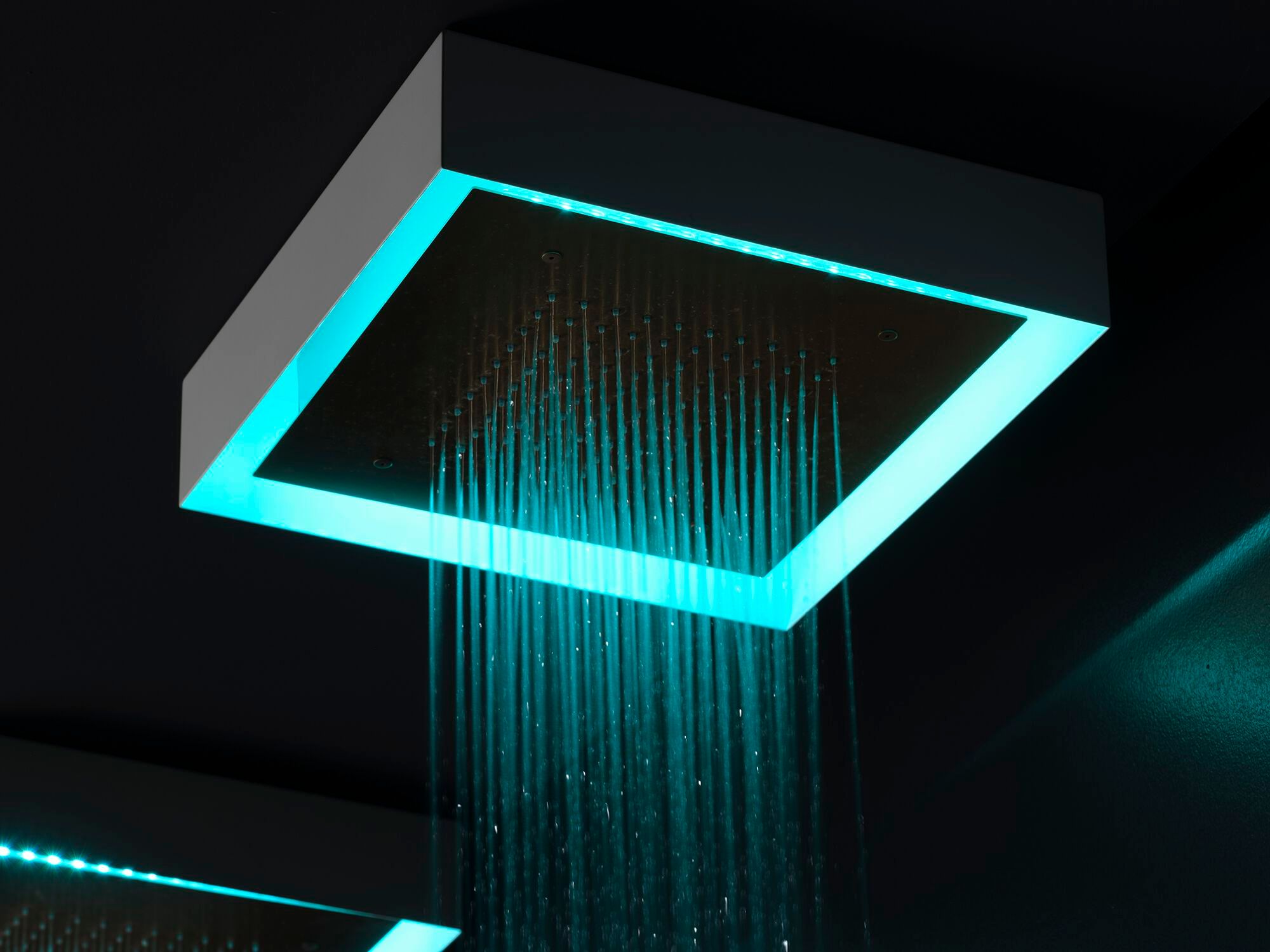 Квадратная душевая головка из нержавеющей стали с хромотерапией Ritmonio 75IP15 ARCH-00058608 - Вид №1