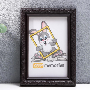 90334821 Рамка 3935830, 10х15 см, пластик, цвет коричневый Keep memories STLM-0189253 KEEP MEMORIES