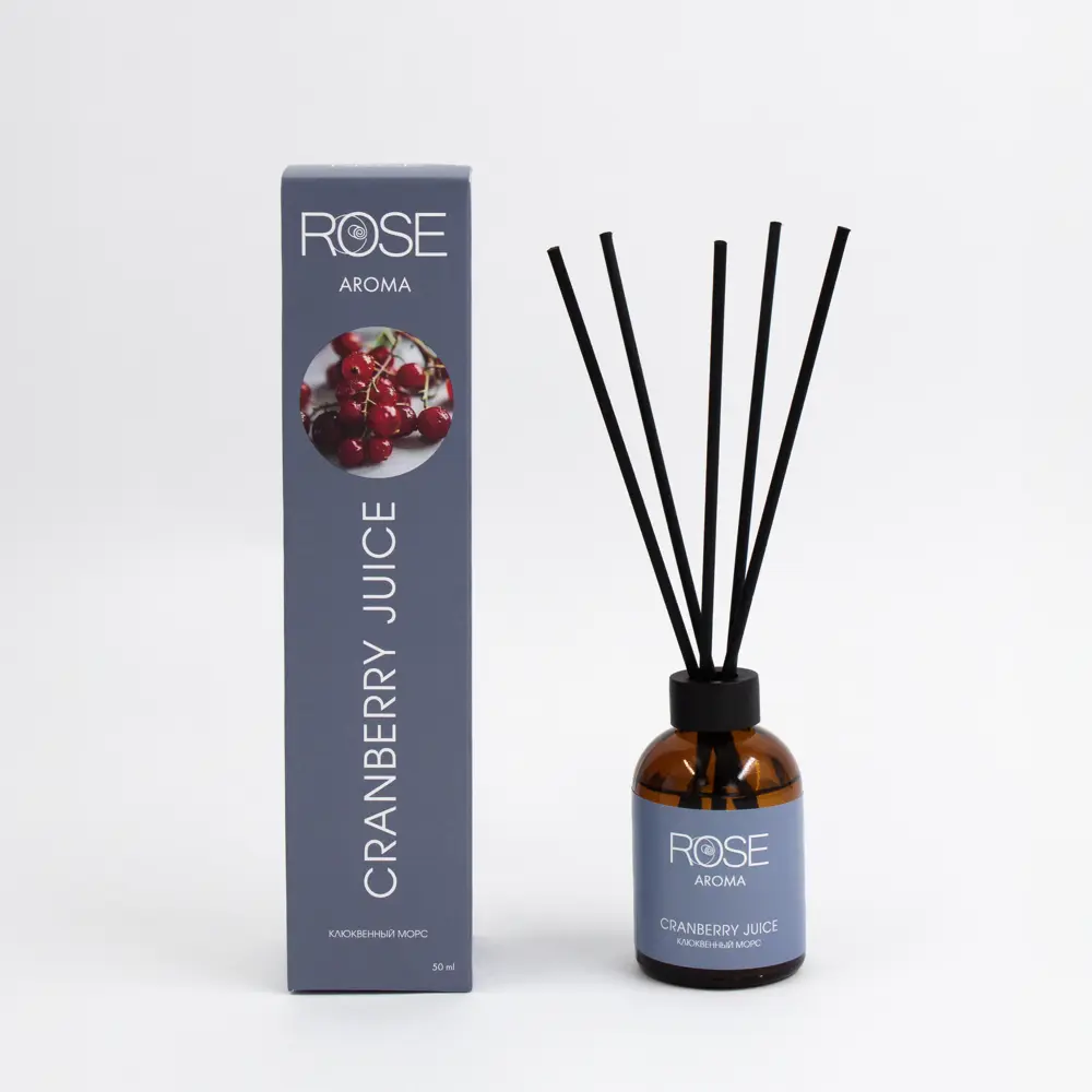 Аромадиффузор ROSE Cranberry Juice с ягодным ароматом 50 мл 89400726 STLM-1578739