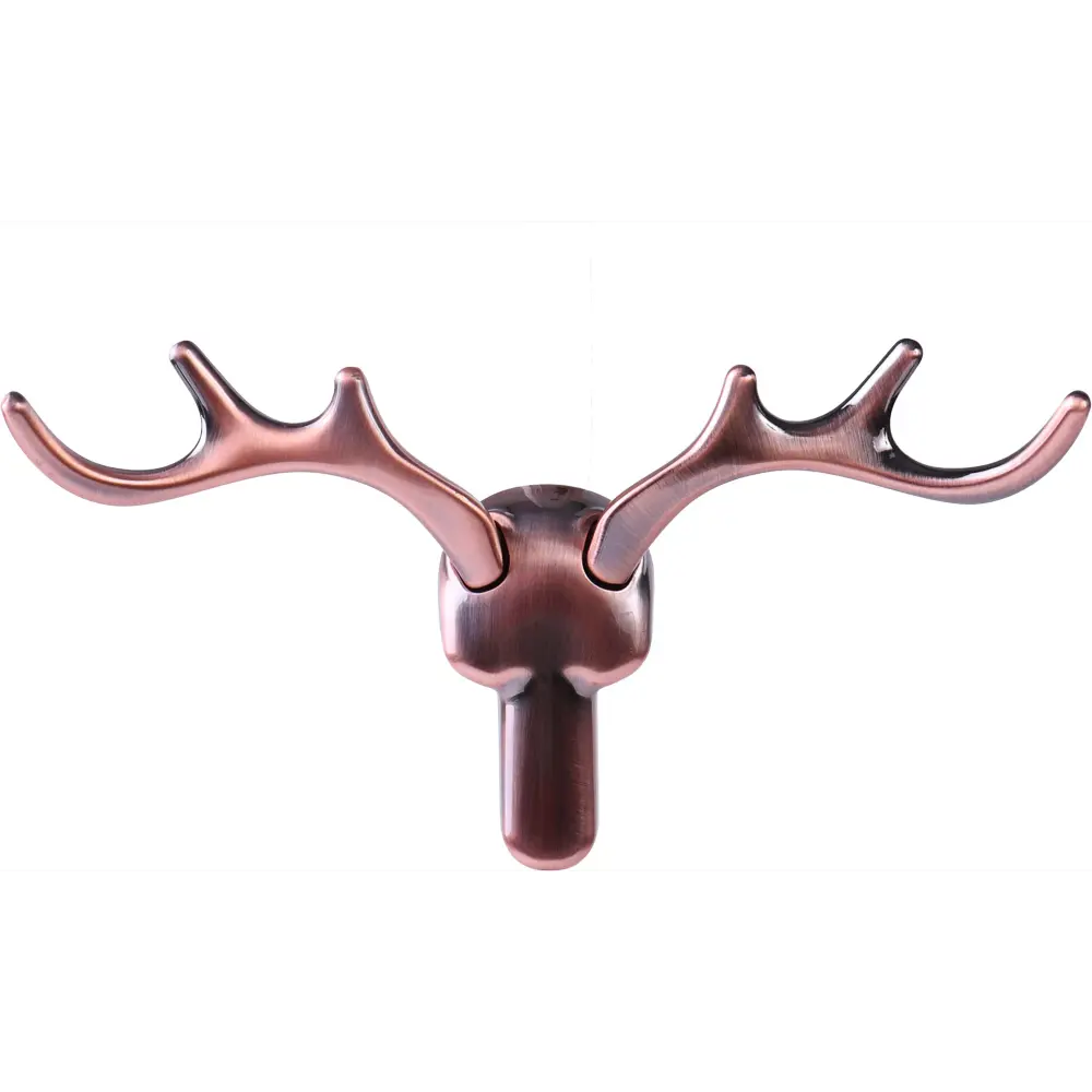 Крючок Larvij Олень цинковый цвет медь STLM-2160570 - Вид №1