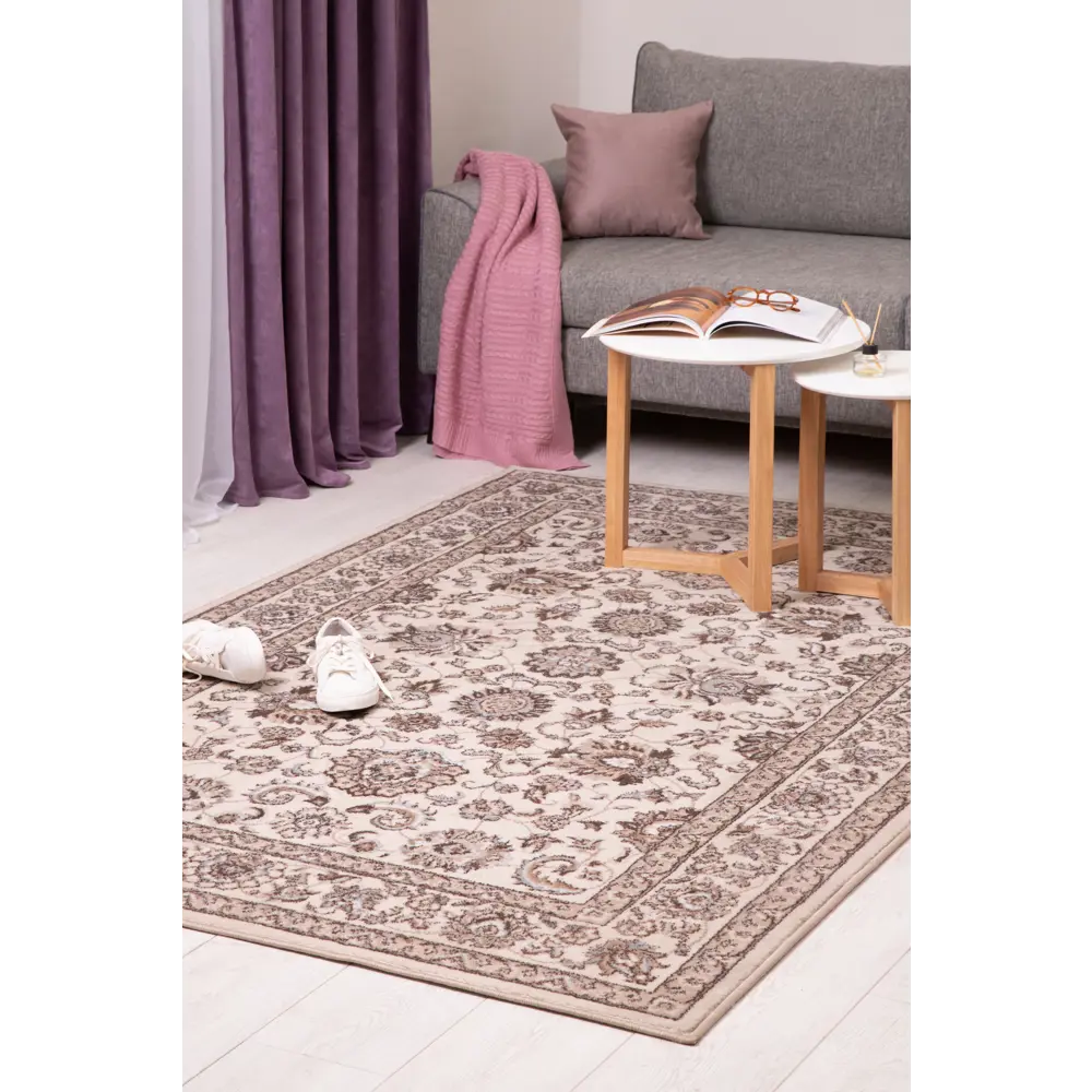 Ковер полипропилен Люкс L009 100x200 см цвет бежевый MERINOS STLM-2045017 - Вид №5