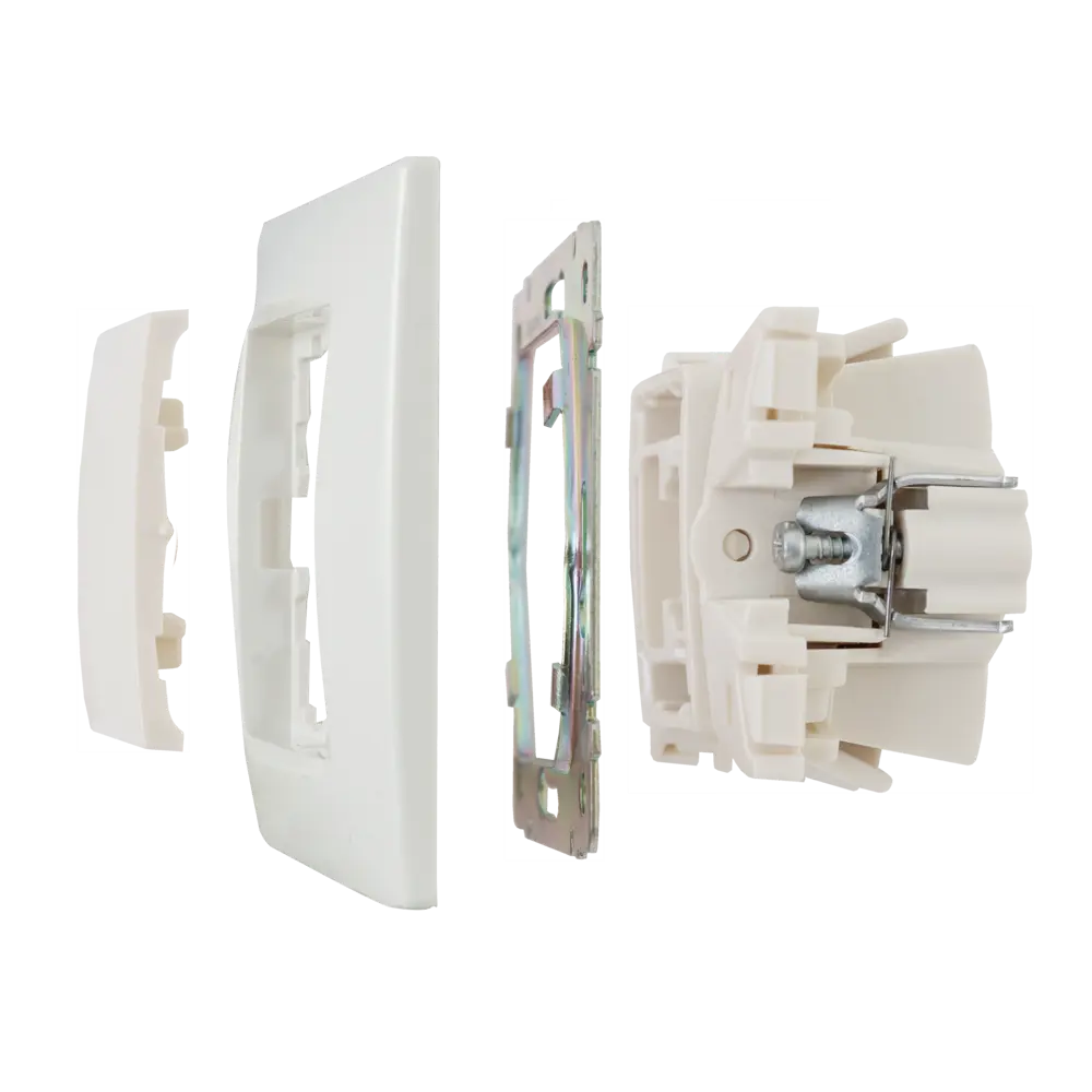 Переключатель Legrand Valena Classic одноклавишный для скрытого монтажа в цвете слоновая кости 11273645 STLM-0001146 - Вид №5