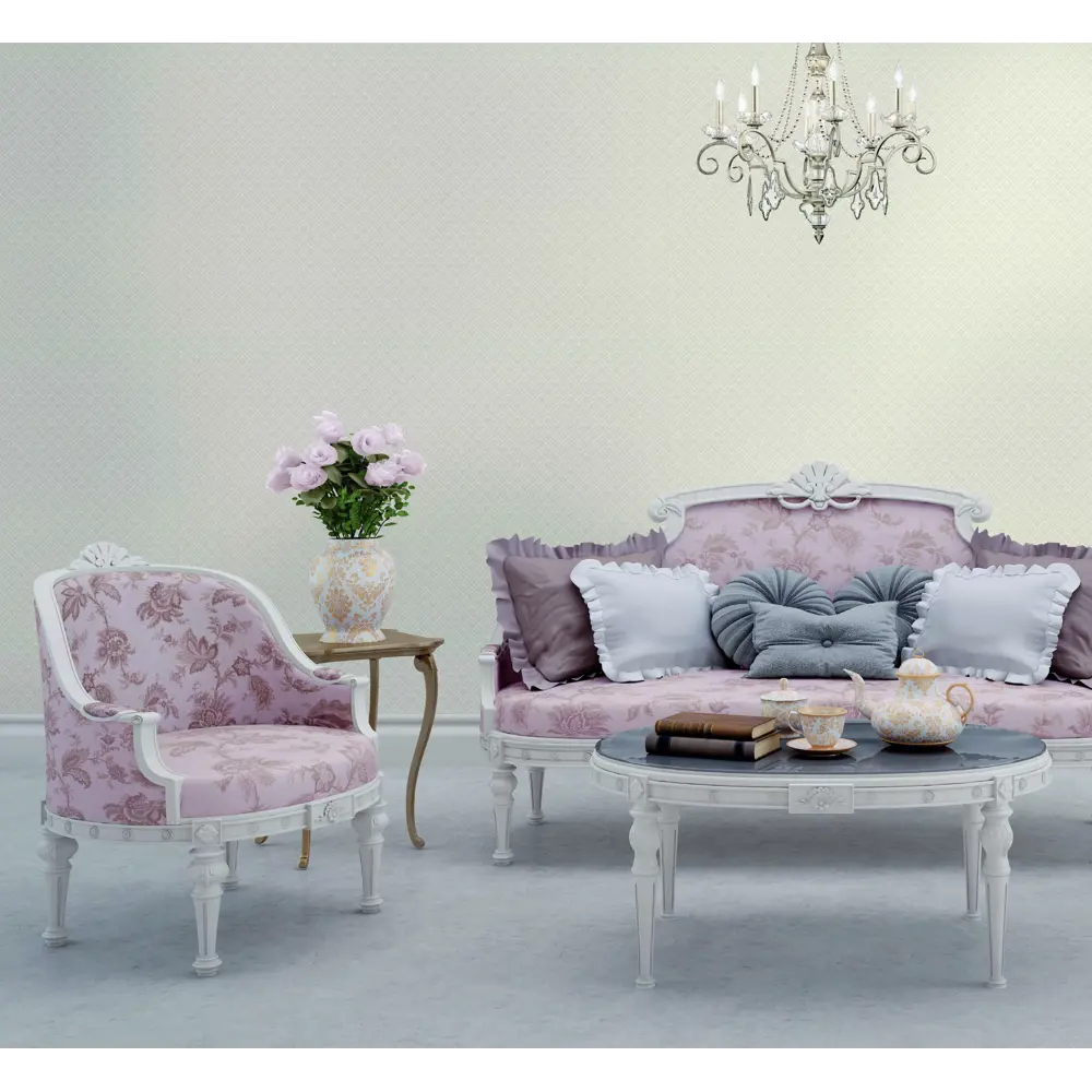 Обои флизелиновые Артекс Дарина зеленые 1.06 м 20123-05Э STLM-2060254 - Вид №2