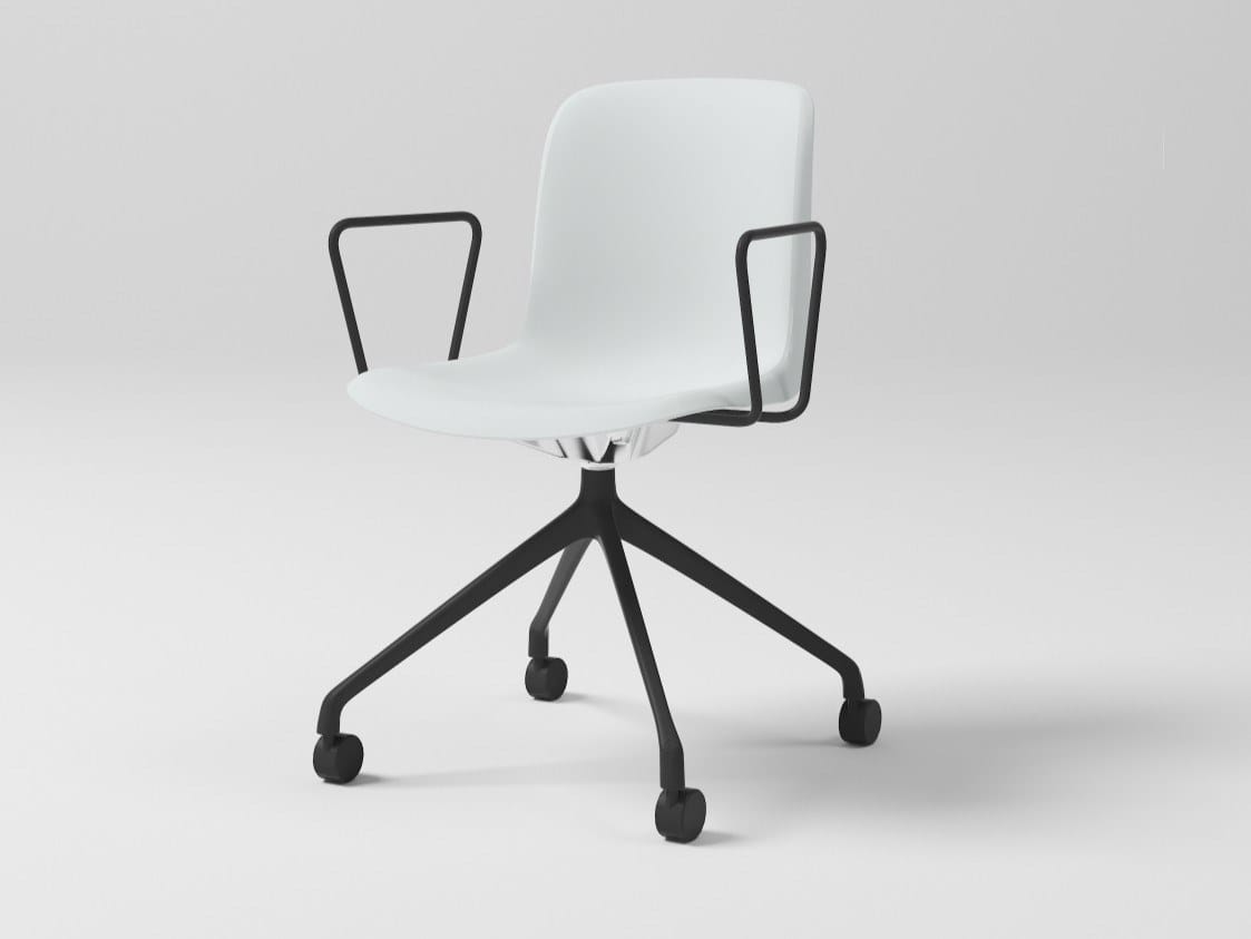 Тканевый поворотный рабочий стул с 4 спицами Grado Design Every ARCH-00000241 - Вид №3