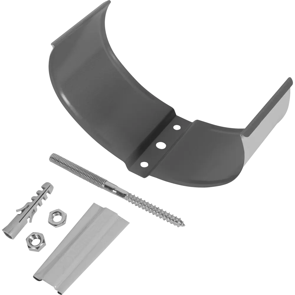 Крепление для трубы на кирпич D90 цвет белый ВЕГА STLM-2034997 - Вид №1