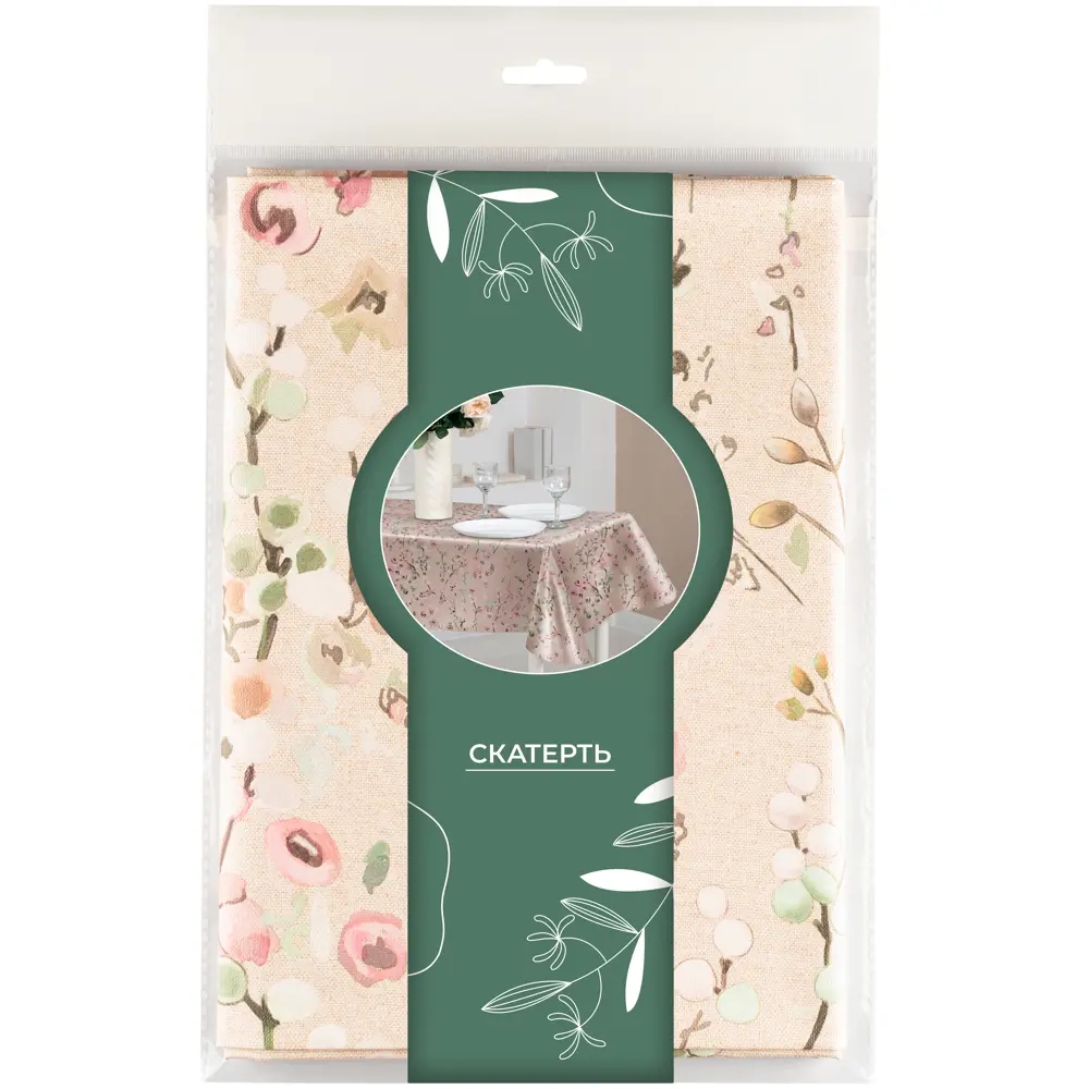Скатерть Акварель 998-1 квадратная 137x160 см цвет разноцветный Santreyd OXFORD STLM-2113560 - Вид №3