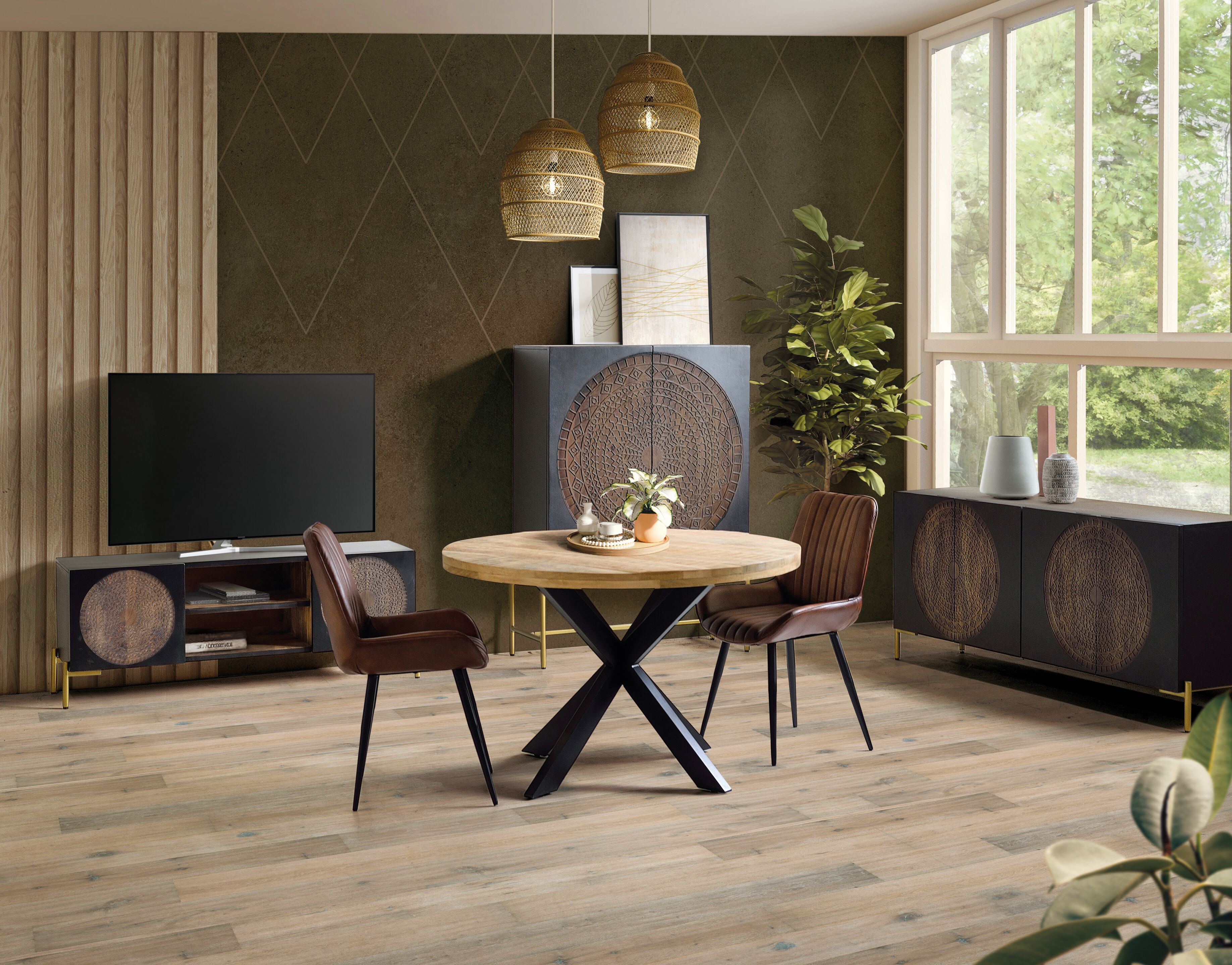 Шкаф для телевизора mango с распашными дверцами Giner y Colomer Parìs ARCH-00029045 - Вид №5