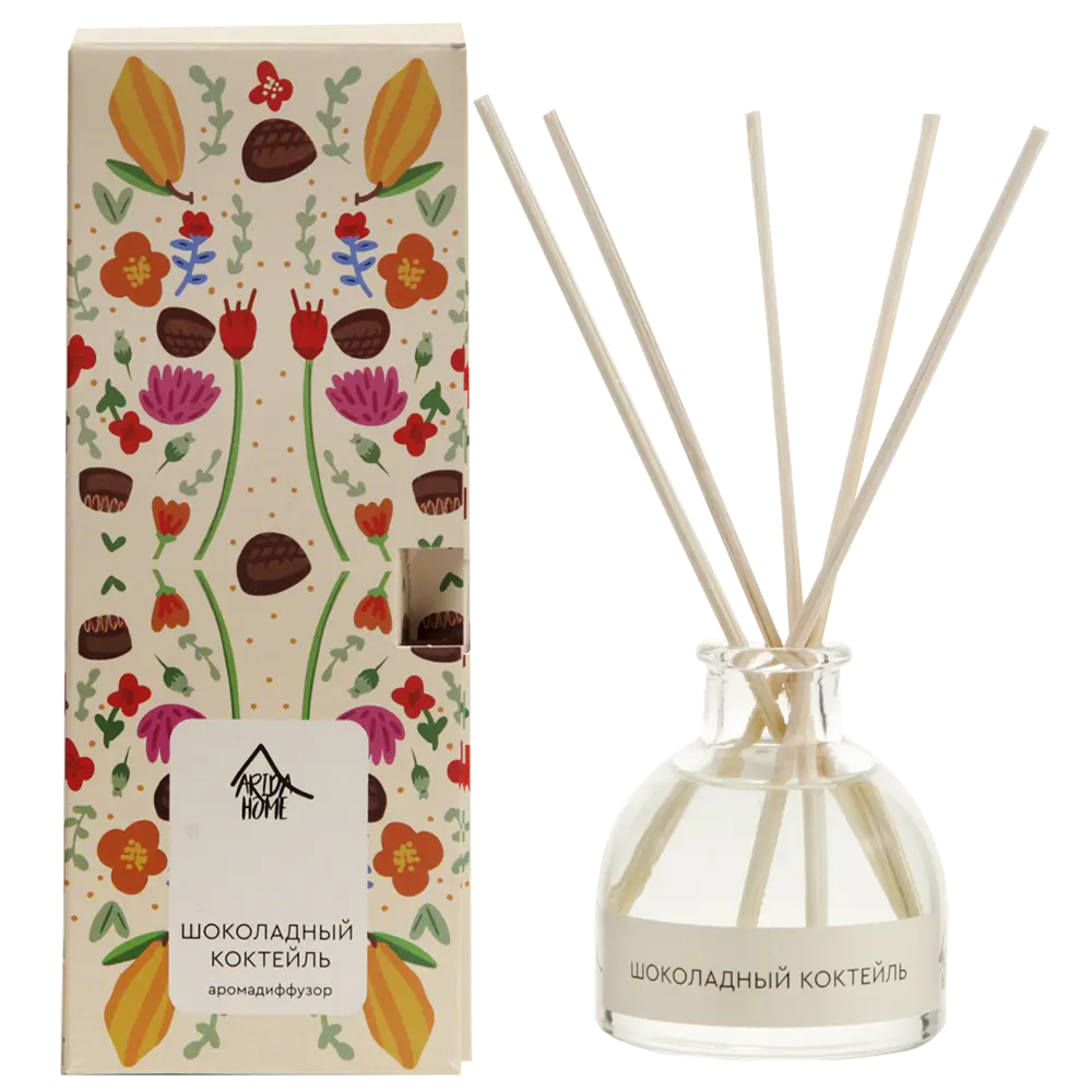 Диффузор аромат Шоколадный коктейль 50 мл ARIDA HOME STLM-2204401